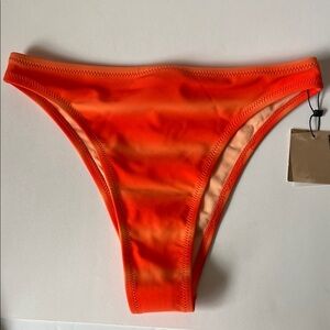 Candypants Neon Orange Bikini Bottom New